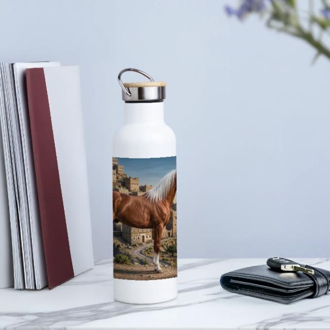 Le cheval Abou'Ourquob et un paysage du Y�men