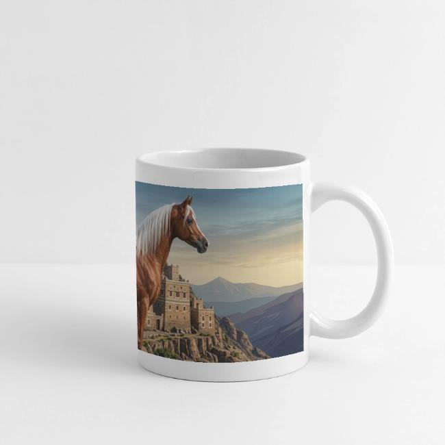 Le cheval Abou'Ourquob et un paysage du Y�men