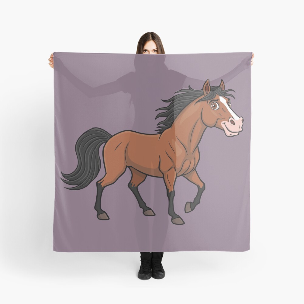 Une caricature d'un cheval Abstang