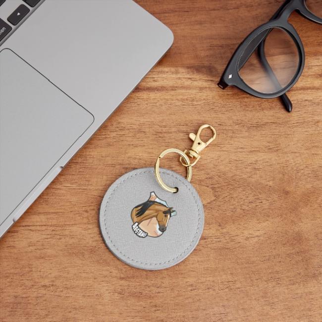 Un cheval et un d�sert dans un �cusson