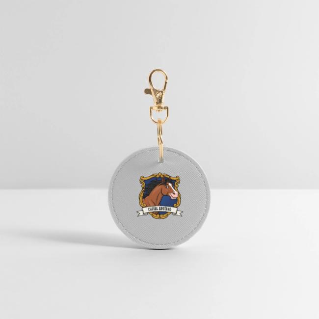 La caricature du cheval Abstang dans un blason