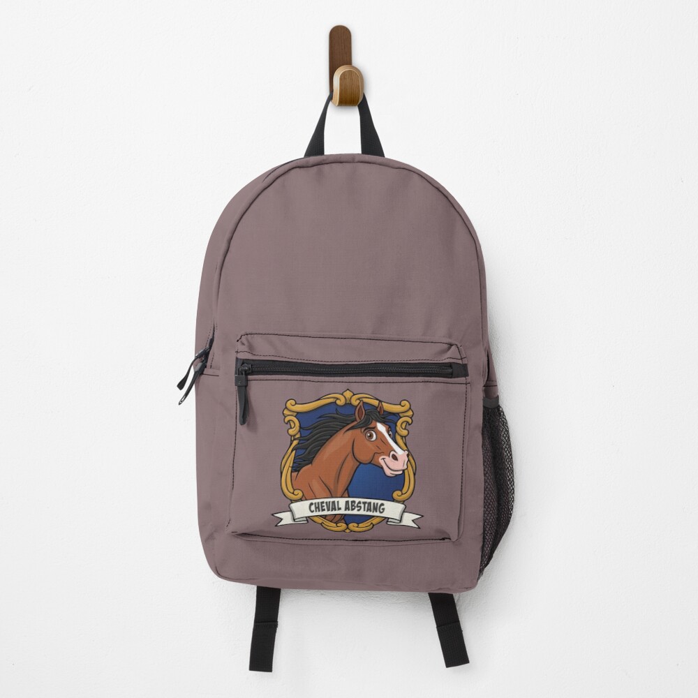 La caricature du cheval Abstang dans un blason