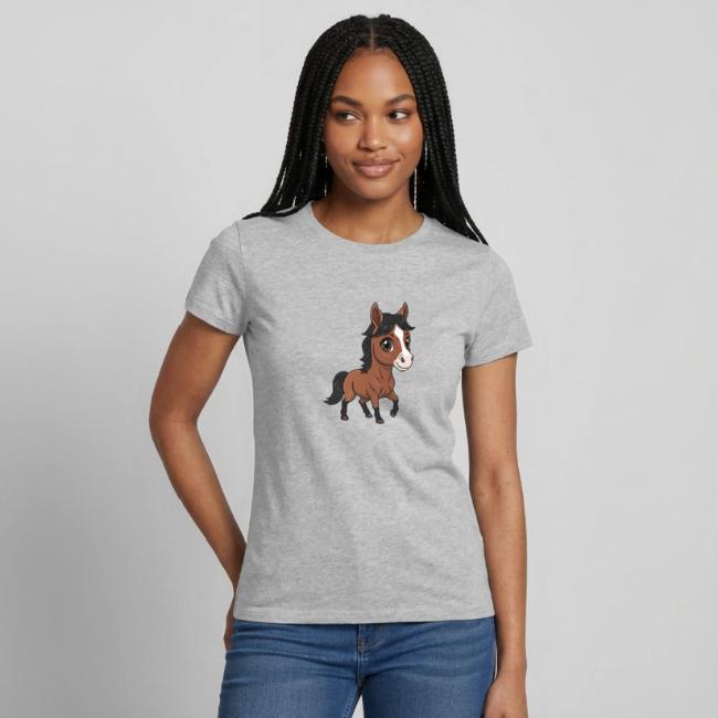 Un dessin de style chibi du cheval Abstang