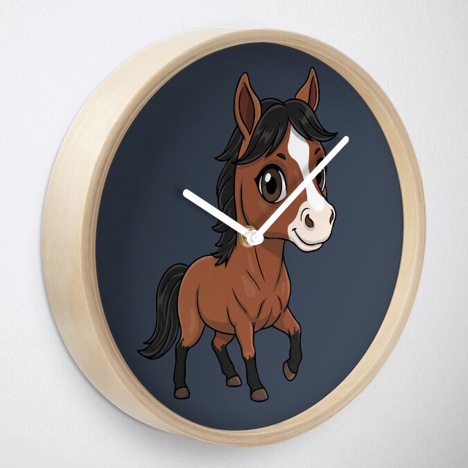 Un dessin de style chibi du cheval Abstang