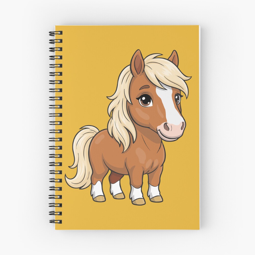 Un dessin de style chibi du Cheval Abtenauer