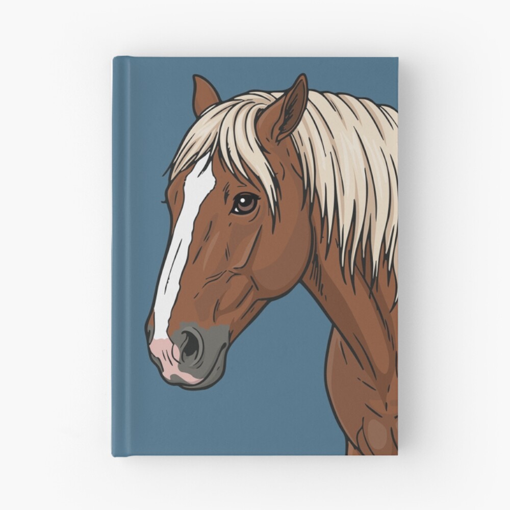 La t�te du Cheval Abtenauer avec une robe alezan
