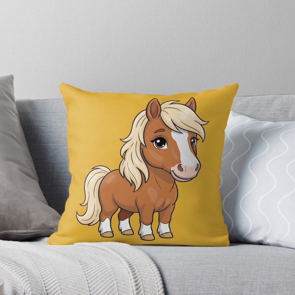 Un dessin de style chibi du Cheval Abtenauer