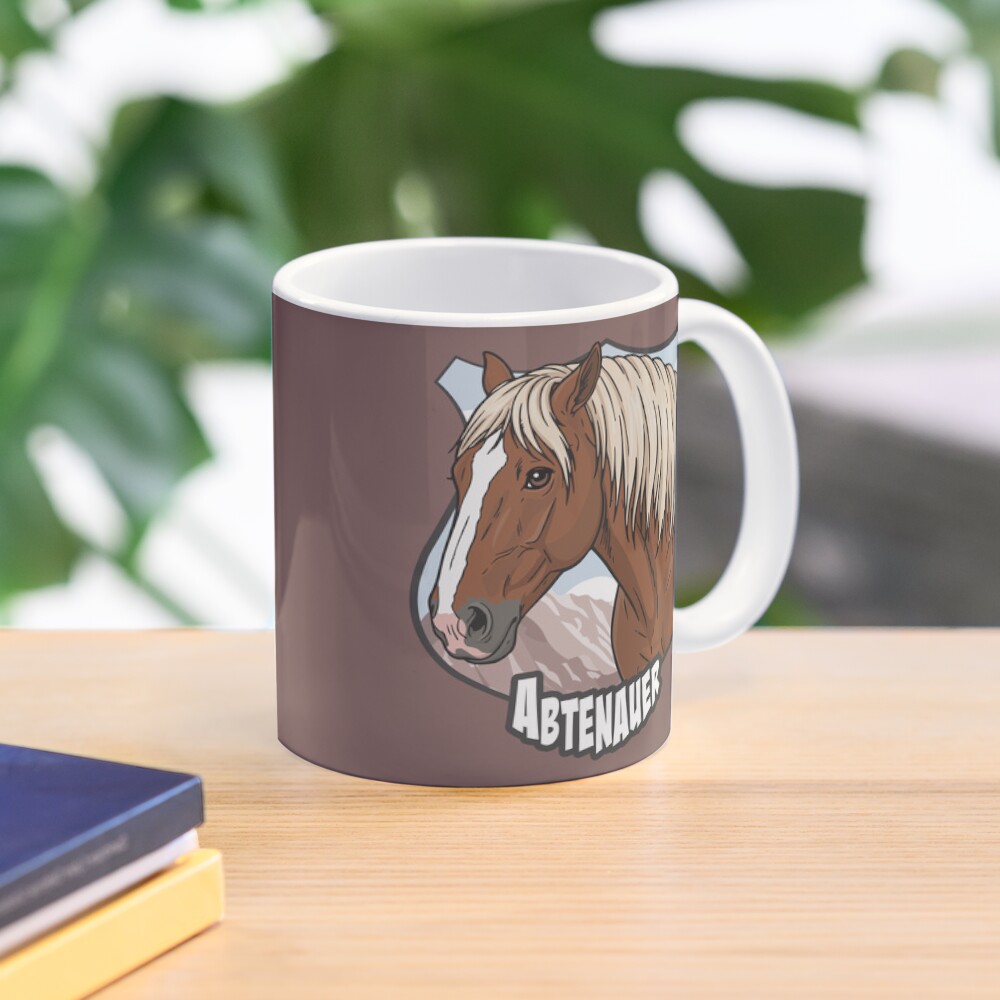 La t�te du Cheval Abtenauer, un blason et un paysage