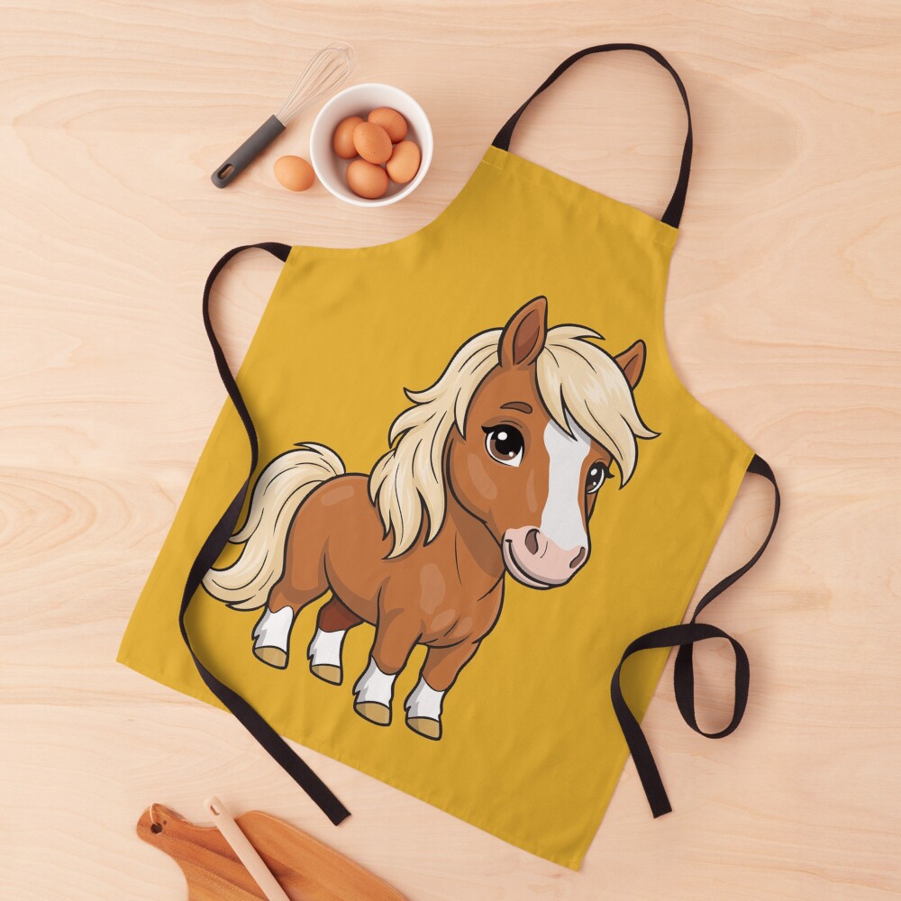Un dessin de style chibi du Cheval Abtenauer