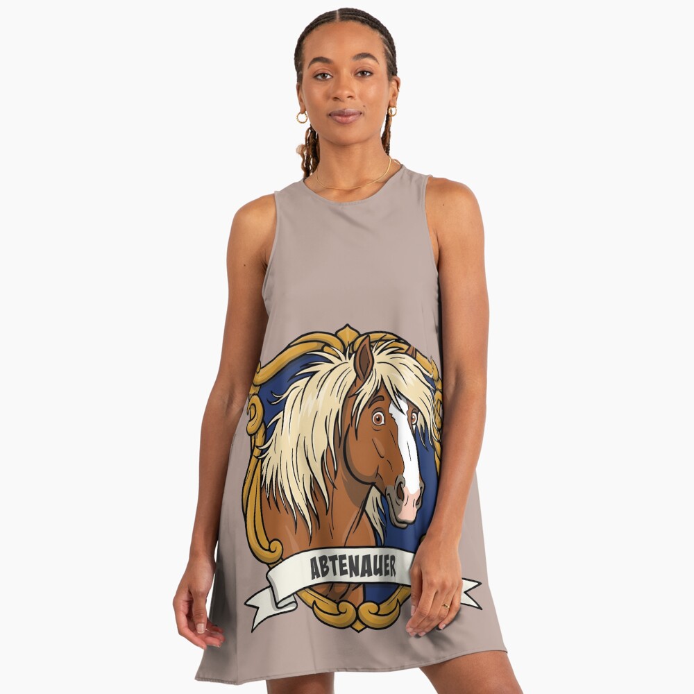 La caricature du Cheval Abtenauer dans un blason