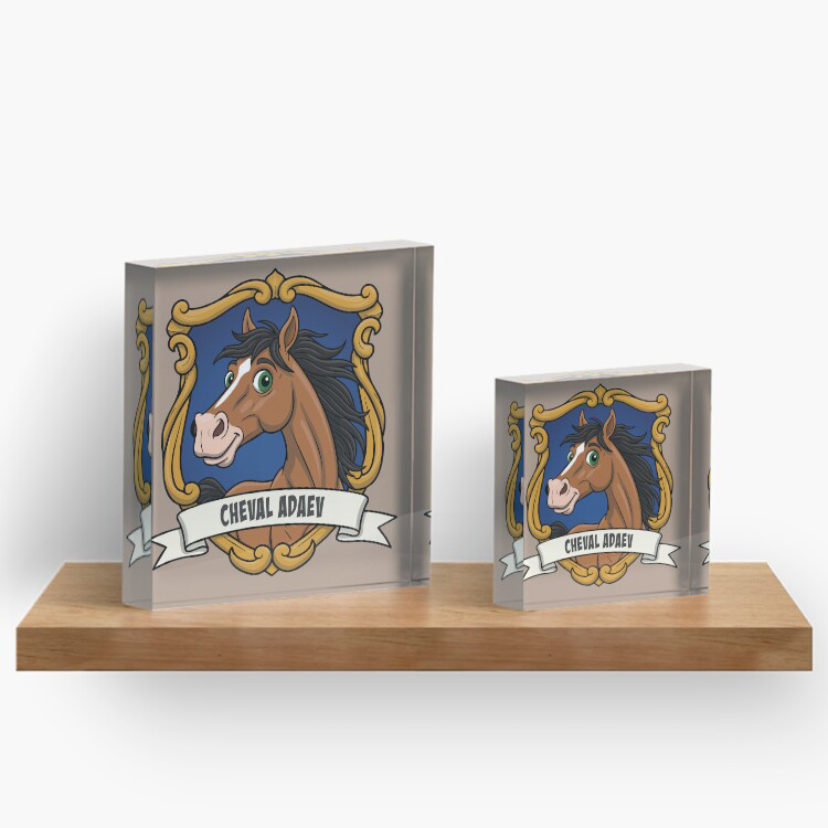 La caricature du Cheval Abyssinien dans un blason