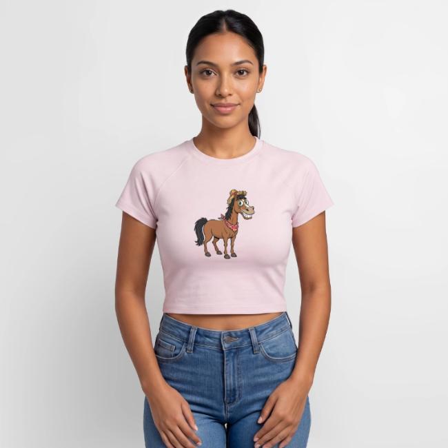 Un dessin cartoon d'un cheval Abyssinien