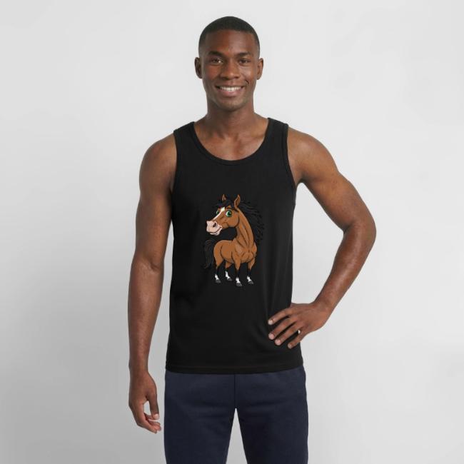 Une caricature d'un cheval Abyssinien