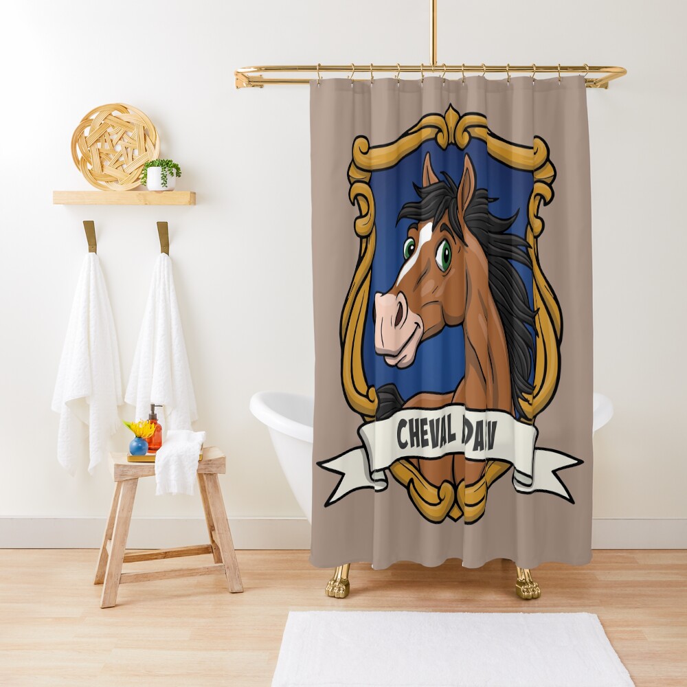 La caricature du Cheval Abyssinien dans un blason