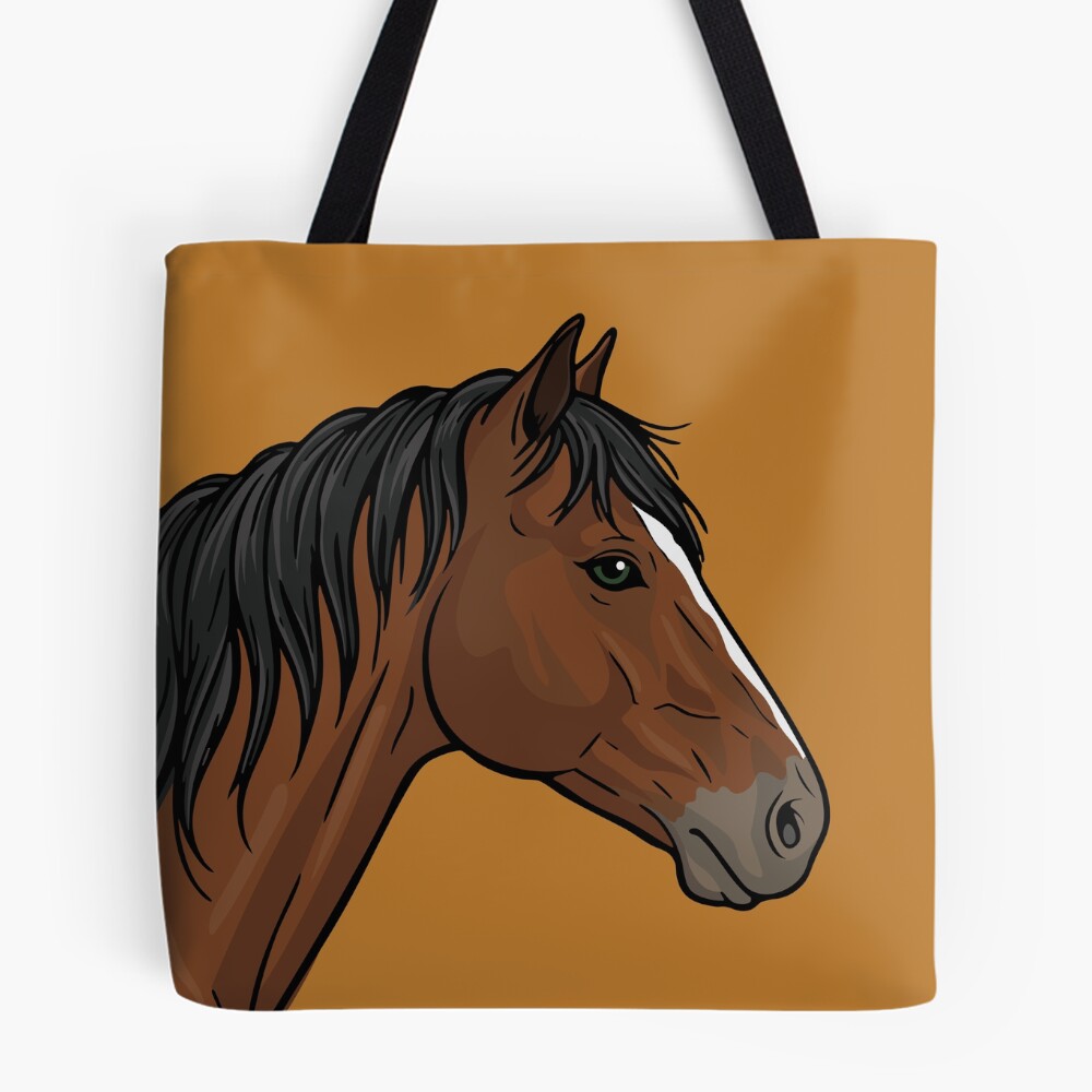 La t�te du Cheval Abyssinien avec une robe bai