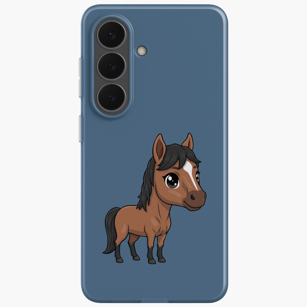 Un dessin de style chibi du Cheval Abyssinien