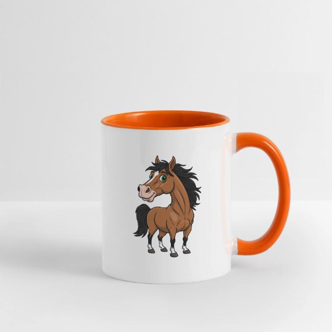 Une caricature d'un cheval Abyssinien