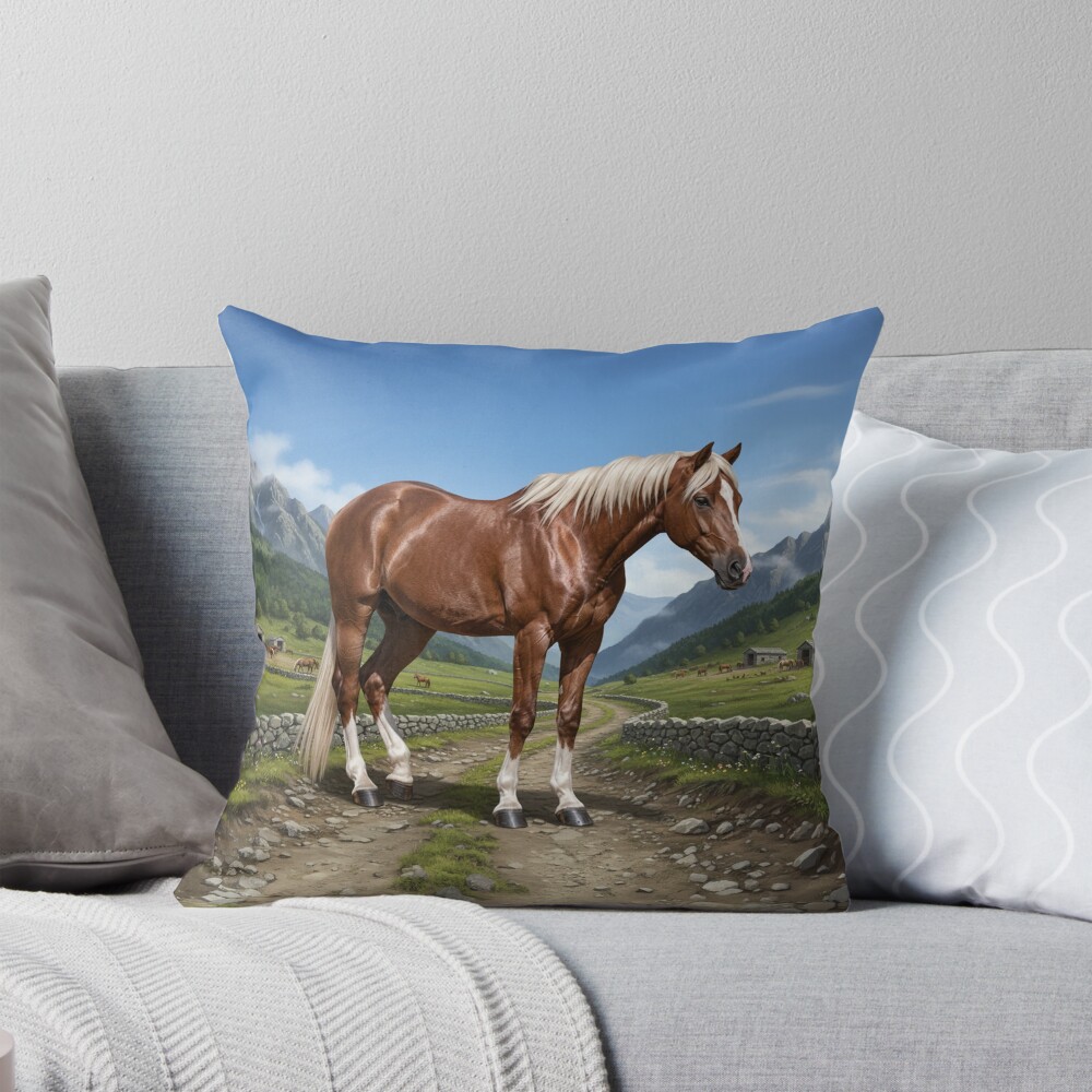 Le Cheval A�nos et un paysage de la Gr�ce