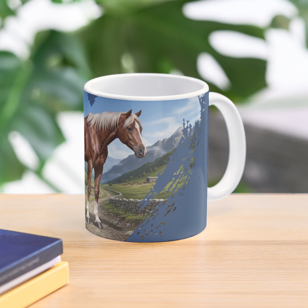 Le Cheval A�nos, un paysage et un coeur