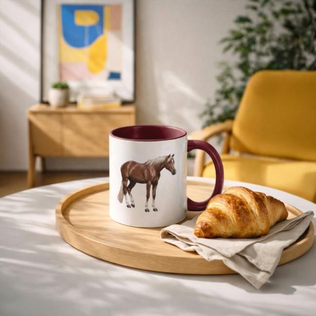 L'A�nos, un cheval originaire de la Gr�ce