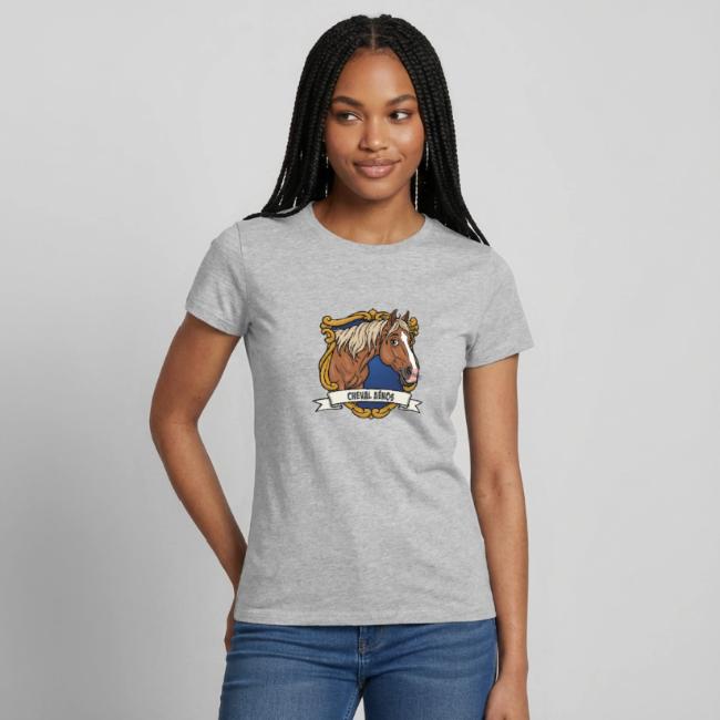 La caricature du Cheval A�nos dans un blason