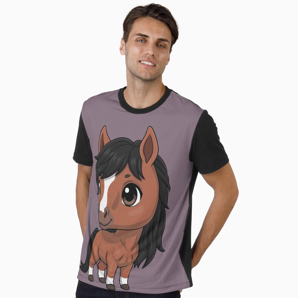 Un dessin de style chibi du Cheval Adaev
