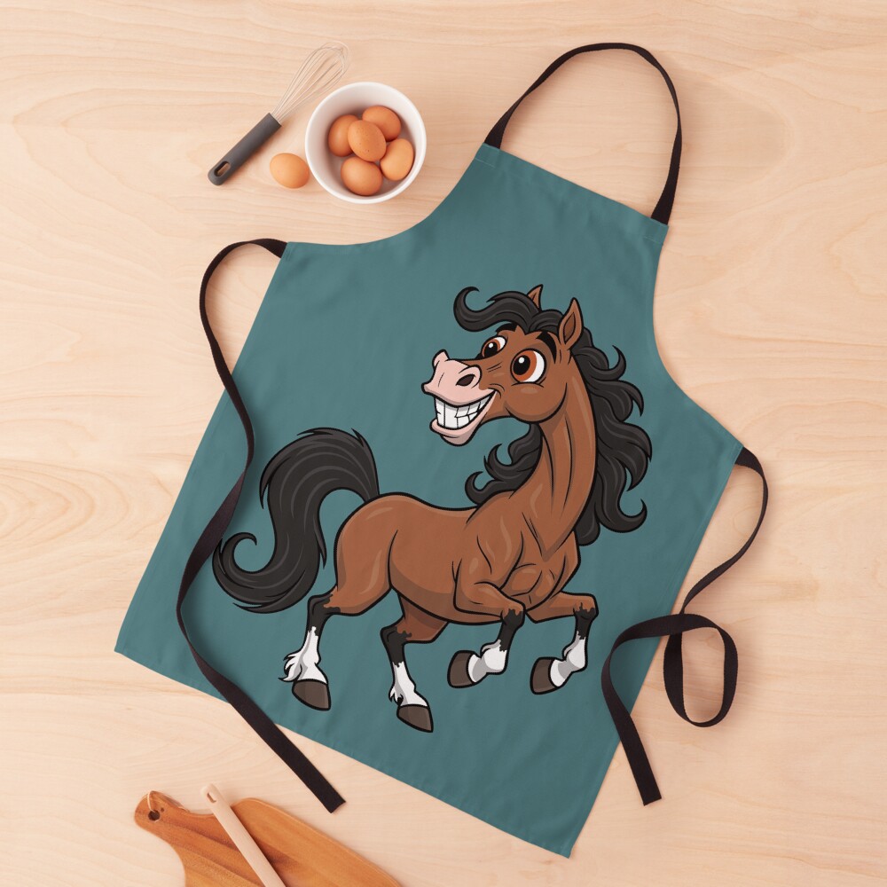 Un dessin cartoon d'un cheval Adaev