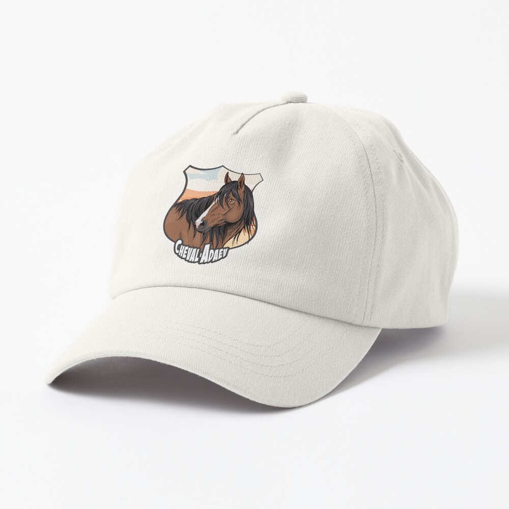 La t�te du Cheval Adaev, un blason et un paysage