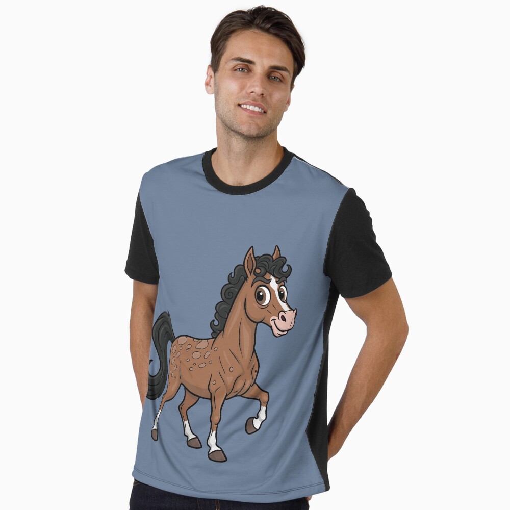 Un dessin cartoon du Cheval Aegidienberger rouann�