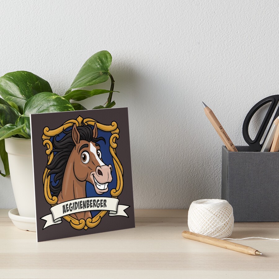La caricature du Cheval Aegidienberger dans un blason