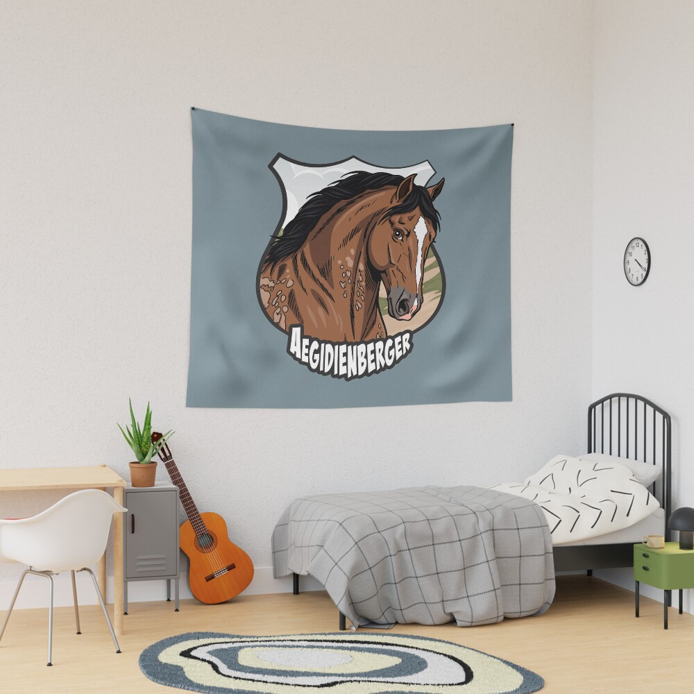 La t�te du Cheval Aegidienberger, un blason et un paysage