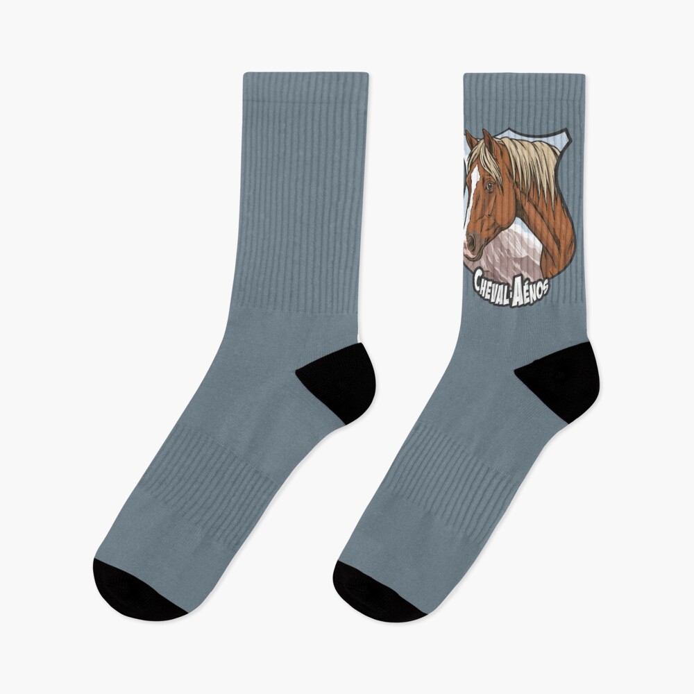 La t�te du Cheval A�nos, un blason et un paysage