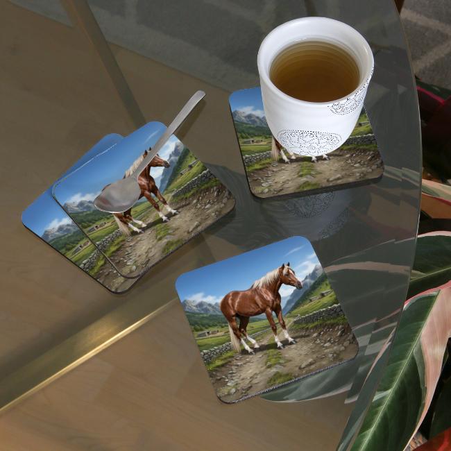 Le Cheval A�nos et un paysage de la Gr�ce