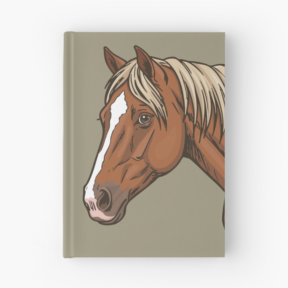La t�te du Cheval A�nos avec une robe alezan