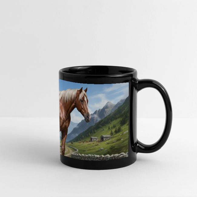 Le Cheval A�nos et un paysage de la Gr�ce