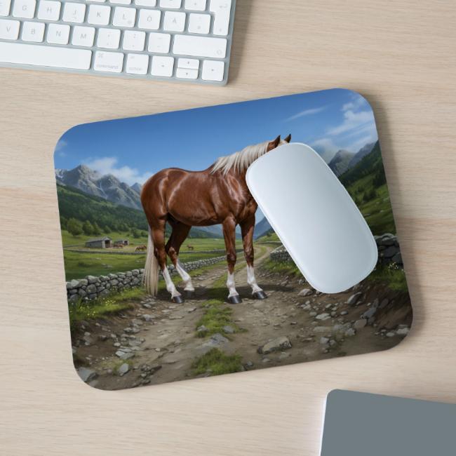 Le Cheval A�nos et un paysage de la Gr�ce