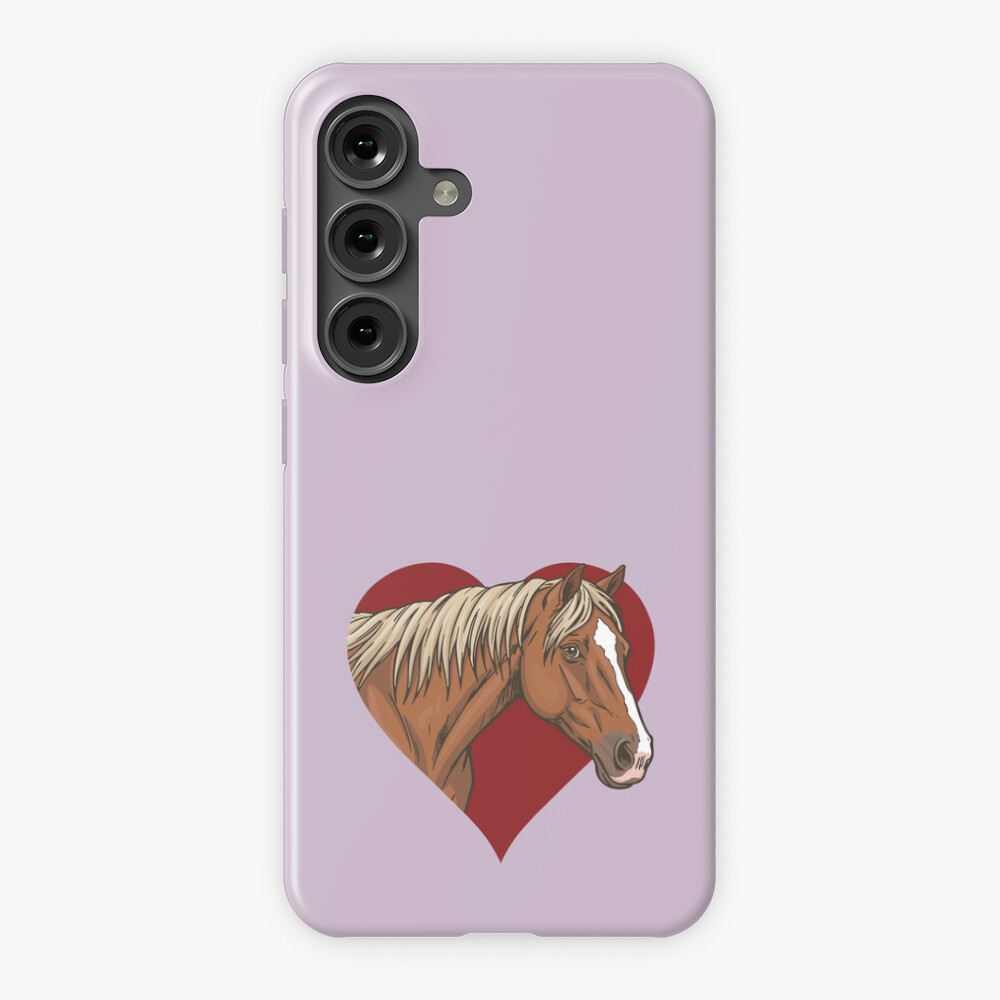 La t�te du Cheval A�nos et un coeur rouge
