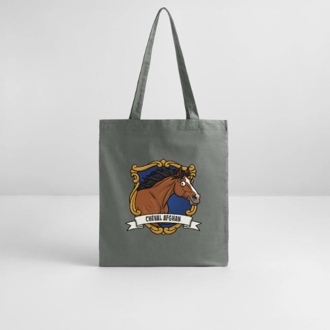La caricature du Cheval Afghan dans un blason