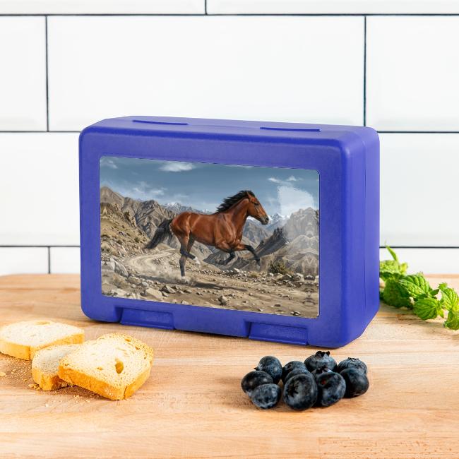 Le Cheval Afghan et un paysage de l'Afghanistan