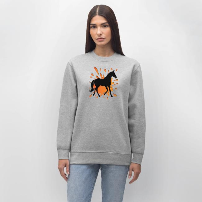 La silhouette du Cheval Akhal T�k� et une tache