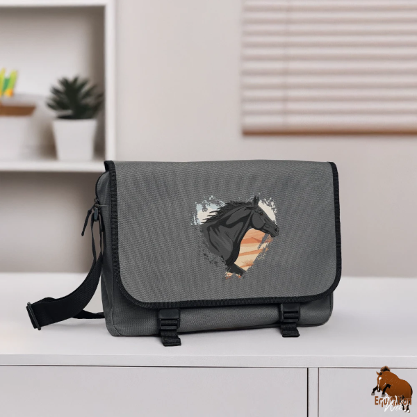 Le Cheval Abaga sur un sac � bandouli�re