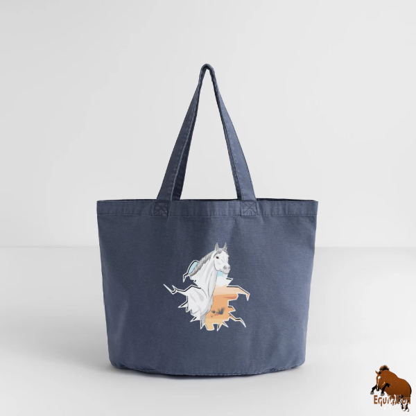 Le Cheval Abbayan sur un cabas