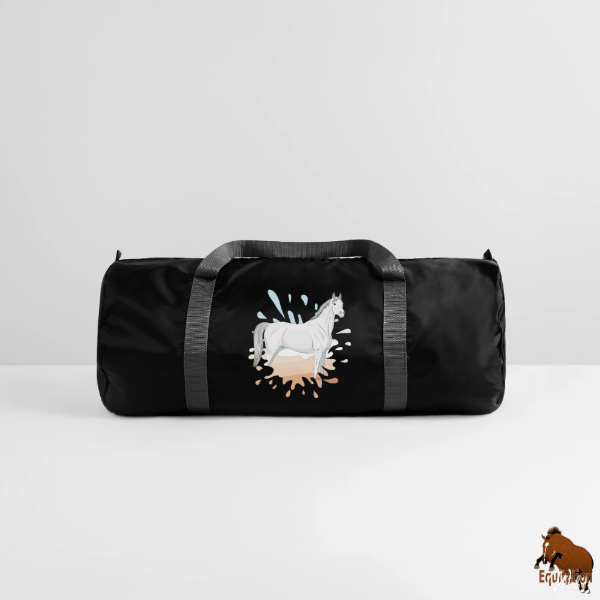 Le Cheval Abbayan sur un sac de sport