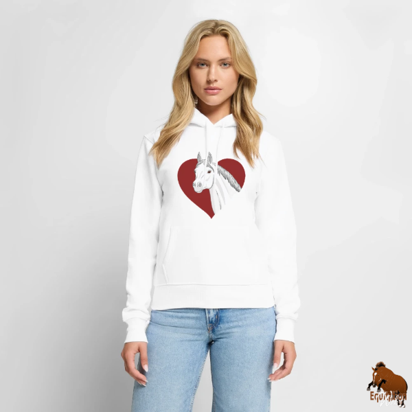 Le Cheval Abbayan sur un sweat � capuche