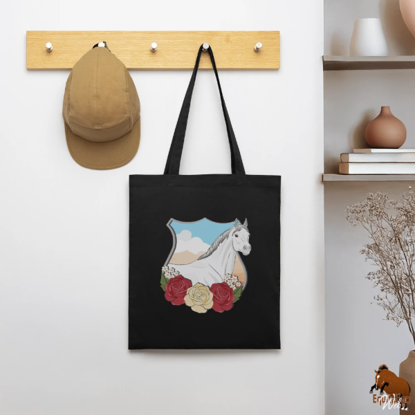 Le Cheval Abbayan sur un tote bag