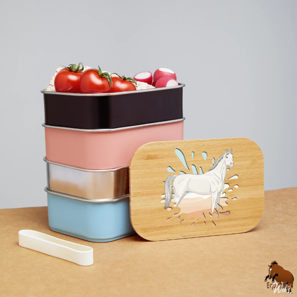 Le Cheval Abbayan sur une bo�te � gouter