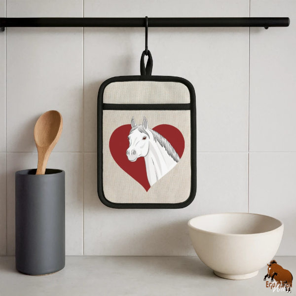 Le Cheval Abbayan sur une manique