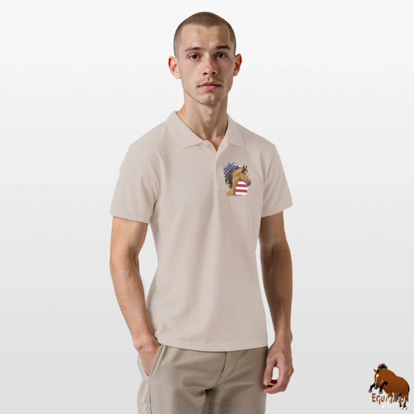 Le Cheval Abstang sur un polo