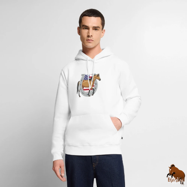 Le Cheval Abstang sur un sweat � capuche