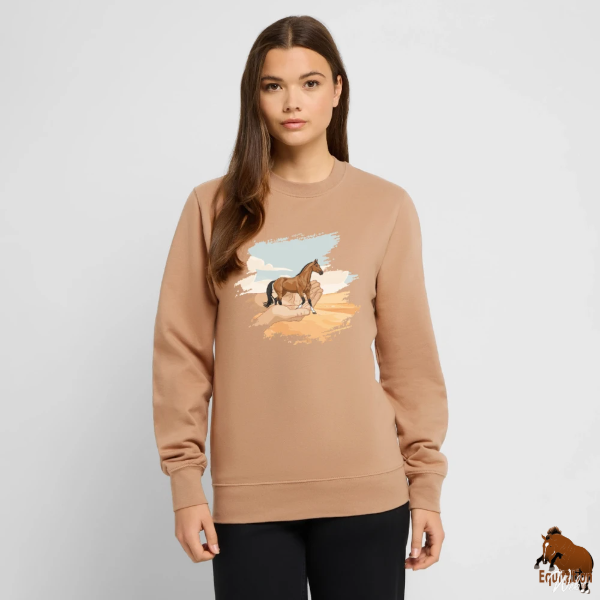 Le Cheval Akhal T�k� sur un sweat